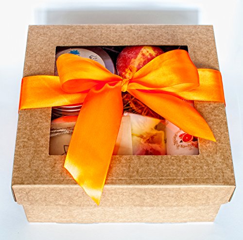 Handgefertigt Natürlich Grapefruit Geschenkset 5 tlg. Creme Salz Peeling Duschgel Seife Badebombe – Handmade Deluxe Relax Natural SPA Gift Set Grapefruit - 9
