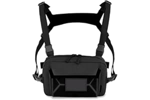 ACEXIER Sac de Poitrine Tactique Molle Nylon Escalade pour Hommes Sacs de Camping Sac à Dos de Sport Militaire de Plein air