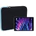 Produktbild Slabo Tablet Tasche Schutzhülle für Medion Lifetab P9701 (MD90239) Hülle Etui Case Phablet aus Neopren – TÜRKIS/SCHWARZ