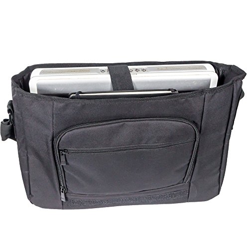 Luxburg Messenger Bag Umhängetasche Laptoptasche Notebooktasche mit Tragegurt Tasche für Laptop / Notebook Computer 15,6 Zoll - 3