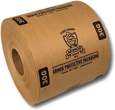 Armor Protective PackagingA30G12200 VCI Paper Prevents Rust, Corrosion On Ferrous and Non-Ferrous Metal, 12" X 200 yd, Blue (Pack of 3)