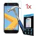 Produktbild HTC 10 - SET 1X - Film Panzerglas Glas Schutzglas Hartglas für HTC 10 5.2" One M10 - Wi-Fi Lte 4G Dual Sim 2,5D 9H Panzerfolie Schutz Folie Tempered Glass Touch Display + 1 trockenen Tuch + 1 feuchtes Tuch + Kunststoffverpackungen