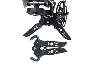 BOXWIZARD Compoundbogen Ständer Klappbar Tragbare Bogenständer Kick Archery Bow Feet Faltbare Gummibogenstütze für Bogenglieder Outdoor Bogenschießen