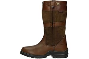 HORKA Unisex Rider Country Boots - Adults Winter Outdoor Waterproof Shoes with Side Zip Up Closure Design - Casual Horse Riding Footwear for Equestrian Sports