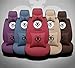 Produktbild North cool Autositz Pad Leinen Sitzkissen Vier Jahreszeiten Universal Tie-Free Slip Winter Freies Bundle Sitzbezug (Farbe : Lila)