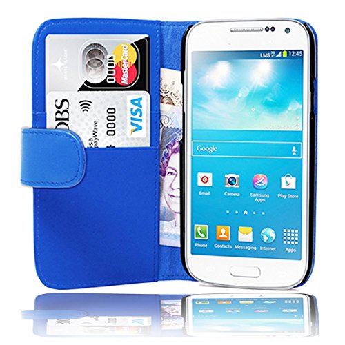 Huawei P10 Lite Custodia - Mobile Stuff Lussuosa PU Cover Custodia Protettiva Portafoglio da Mano per Huawei P10 Lite 2017 Smartphone + Free Stylus Pen (Plain Blue Book)