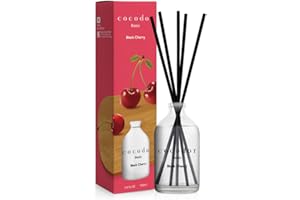 COCOD'OR COCODOR Diffusore a Bastoncini di Base/Amarena (Black Cherry) / 100ml / Diffusore per Ambiente, Profumatore Casa, Fragranza Ambiente, Regalo Donna