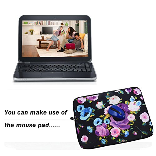 DCCN Laptoph  lle Neopren Notebook Sleeve mit Griff f  r 15 Zoll 15 6 Zoll Laptop Notebook Netbook MacBook Ultrabook