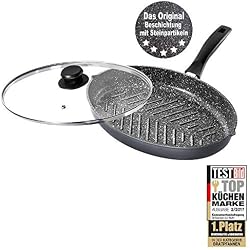 STONELINE® Poêle XXL pour Escalope Et Poisson, Fonte D'Aluminium
