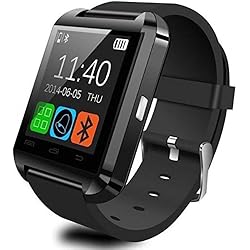 Samsung Galaxy J3 (2018) Compatible Smartwatch bluetooth with camera Smart Watch V9 Wrist Watch Phone with SIM Card Support New Arrival Best Selling Premium Quality with Apps like Facebook / Whatsapp / QQ / WeChat / Twitter / Time Schedule / Read Message or News / Sports / Health / Pedometer / Sedentary Remind & Sleep Monitoring / Better Display / Loud Speaker / Microphone / Touch Screen / Multi-Language Pedometer Sleep Monitor, Anti Lost Feature Touch Screen, Music Playing BY KRAZZY