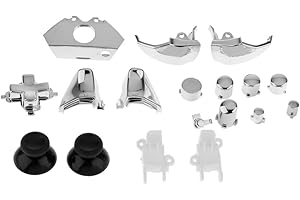 GÉNÉRIQUE Ersatz Controller Tasten Kit für Microsoft Xbox One - Silber