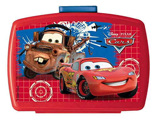 p:os 68788 Brotdose Premium mit Einsatz Disney Pixar Cars, ca. 16 x 12 x 6,5 cm