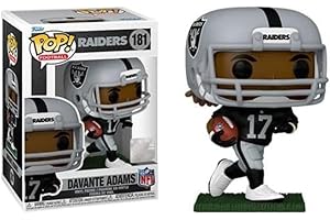 Funko Pop! NFL: Raiders - Davante Adams - Figura de Vinilo Coleccionable - Idea de Regalo- Mercancia Oficial - Juguetes para Niños y Adultos - Sports Fans - Muñeco para Coleccionistas y Exposición