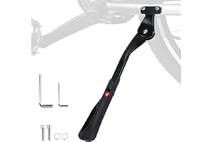 TAIKOUL Cavalletto Bici, AIKOUL Cavalletto per Bicicletta, Regolabile in Altezza di 5 cm per 24-29 Pollici, Cavalletto Fino a 35 kg di capacità di Carico per Mountain Bike Bici da Pendolare Bici da Città