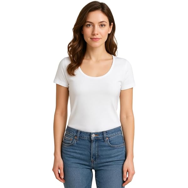 Basic Cotton – Maglietta Intima Donna Manica Corta 100% Cotone Puro Anallergica – Made In Italy – Scollo Tondo – Taglia 4/M – Colore Nero - 2
