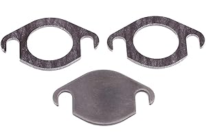 BEDIFFER Kit piastra di chiusura valvola EGR Kit piastra di chiusura valvola EGR Durevole piastra valvola con guarnizione compatibile con SEAT GALAXY TDI,Sistema di emissione