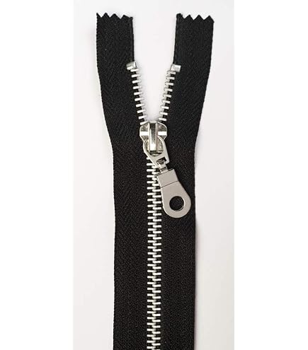 YKK Metall-Reißverschluss Offenes Ende – 60 Cm, Navy Blau, Schweres Gewicht, Inkl. Craft Guide
