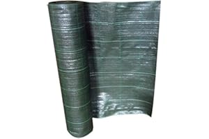 TELA TECNICA INDUSTRIALE TELO PACCIAMATURA L. 100 mt. H. 1,05 mt. LINEARI PACCIAMANTE ANTIALGA ANTIERBACCE (Verde)