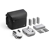 DJI Mini 2 Fly More Combo - Ultralight and Foldable Drone Quadcopter, 3-Axis Gimbal with 4K Camera, 12MP Photo, 31 Minutes Fl