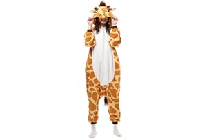 shelovely Combinaison Pyjamas Onesies Unisexe Adulte Animal Cosplay Deguisement Kigurumi Halloween Costume Femme Homme