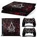 Produktbild THTB Playstation 4 + 2 Controller Aufkleber Schutzfolie Set - Assassins Creed III (1) /PS4