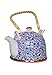 Purpledip Beautifully painted Ceramic Kettle (10498) RS.669.00
