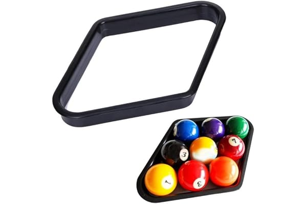 Biljardboll rack plast biljard 8-boll triangel biljardställ för biljard biljardbord