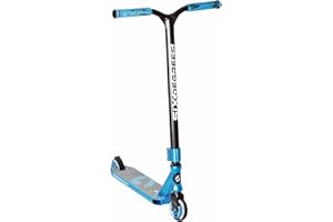 Six Degrees Aluminium Stunt Scooter - Freestyle Kick Scooter, 100 mm High Rebound Wheels, ABEC 9, Reinforced Wing Handlebars, 360° Steering