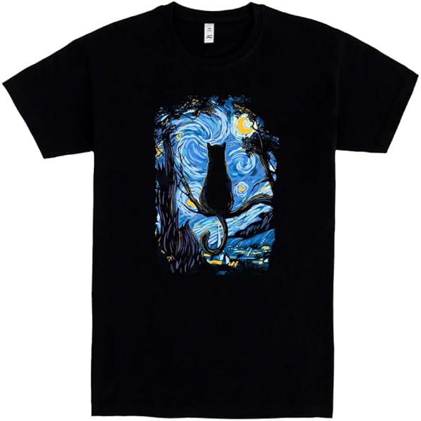 Camiseta Algodón Diseño Camiseta Divertida Para Mujer 'Pew Pew Madafakas!' Con Diseño De Gato Meme - Algodón, Talla Normal Playera Negra Estampado Gracioso
