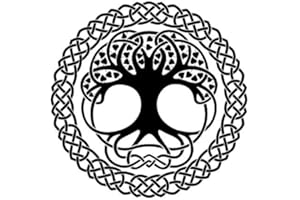 ARTISTIC SPONGE Baum des Lebens Keltisches Mandala wiederverwendbare Schablone A3 A4 A5 & größere Größen Wanddekoration / M7 (PVC wiederverwendbare Schablone, A5 Größe – 148 x 210 mm, 14,7 x 21,1 cm)