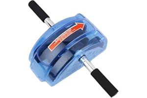 MUZRUNQ Ab Roller Exercise Wheel Ab Wheel Abdominal Roller Fitness Equipment And Abdominal Muscle Trainer For Strong Shoulders/Arms/Back/Abs, for Women And Men 01 Black