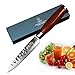 Produktbild YARENH Schälmesser Gemüsemesser 12cm - Damastmesser Kochmesser Aus Japanische Damaststahl & Dalbegia Holzgriff,Damast Kuechenmesser Messer Profi HTT-Serie
