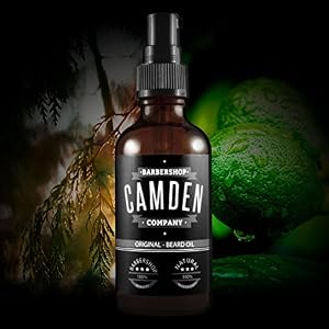 Camden Barbershop Company ● ORIGINAL Beard Oil ● 100% Natural Beard Care for Men ● Made in the UK ● Fresh Scent… - Image 2
