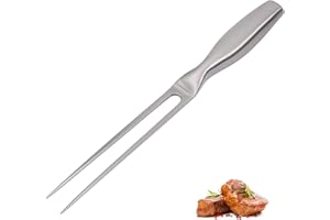 GYTFOG Stainless Steel Meat Fork, Carving Fork, Carving Forks for BBQ, Stainless Steel BBQ Forks with Ergonomic Handle, Ideal for Roasting, Outdoor Cooking and Festive Meals, Ideal for Turkey, Beef, Chicken