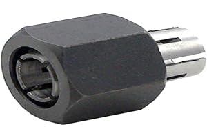 DEWALT spännhylsa med mutter – 8 mm, DE6952 (tillbehör för överfräsar och kombifräsar, lämplig för DEWALT-maskinerna DW615, D
