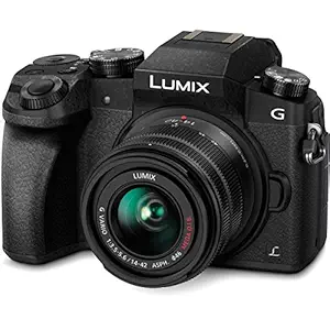 (Renewed) Panasonic LUMIX G7 16.00 MP 4K Mirrorless Interchangeable Lens Camera Kit with 14-42 mm Lens (Black)