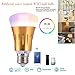 Produktbild TianranRT Telecom Telecom Led Glühbirne App Ferngesteuerte Glühbirne Unterstützt Alexa/Google Home Gold