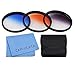 Price comparison product image ULATA Photography 40.5 mm Graduated Colour Filter Set and Graduated Color Lens Filter Kit with Wallet Bag Pouch + Lens Cleaning Cloth for Canon EOS 700D 650D 5D Mark II Fujifilm Pentax Olympus Sony NEX-6 NEX-7 Alpha A7 A7r A7s A7 II A5000 A6000 DSLR Camera