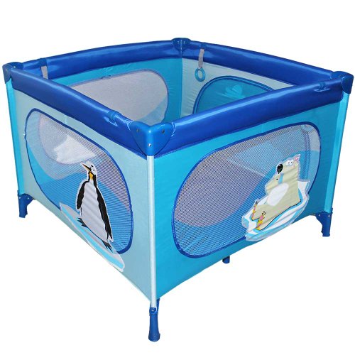Infantastic Portable Baby Travel Cot Playpen (Ice Cube) Nursery Bed