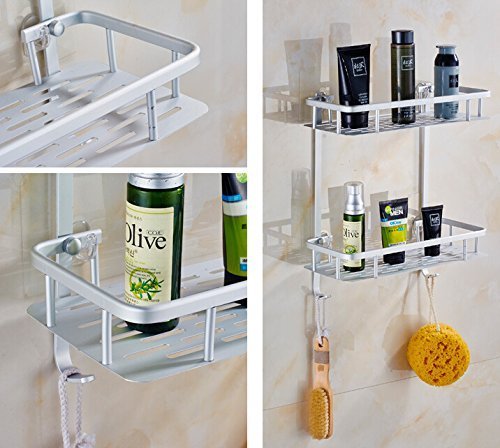 dekawei 6 Klebehaken nahtlos transparent Sticky Haken 11 lb/5KG, Badezimmer Haken Küche Haken, Küche Wand Aufhänger - 7