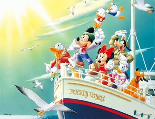 (2 dedicated Petit 16.5cm x 21.5cm, corresponding panel) Petit Jigsaw 2 Disney 500 small piece Mickey Voyage (japan import)