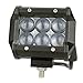 Produktbild William 337 18w LED-Streifen-Licht-Geländewagen-Spitzenschuß, 4D konvexes Linsen-Arbeits-Licht LED-Tagfahrlicht (Farbe : Spotlight 30°)