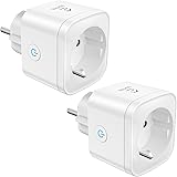 Presa Smart EIGHTREE, 16A 3680W Presa Wifi(Schuko), Presa Intelligente con Monitoraggio Energia, Presa Temporizzata, Controll