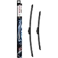 Bosch Wiper Blade Aerotwin AR602S, Length: 600mm/450mm – Set of Front Wiper Blades - Only for Left-Hand Drive (EU)