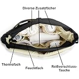 Wickeltasche (+ Wickelauflage) Baby Tasche mit Befestigung für Kinderwagen Buggy - 3