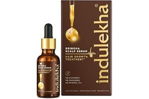 Indulekha Bringha Hair Growth Treatment Scalp Serum with Bringha, Rosemary and Amla for Hair Growth, 30 ml