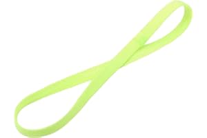 SPIRWORCHLAN Headbands for Men & Women - Headband for Sports, Workout, Running, Gym, Hockey, Football, Tennis, Yoga - Comfortable, Quick Drying Head Bands for Long Hair, Mens & Womens Fluorescent Yellow