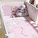 Izziwotnot Humphrey's Corner Lottie Fairy Princess Cotbed Bumper (Pink)