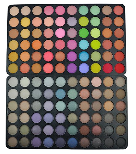 120 Professionelle Lidschatten Palette Lidschattenpalette eyeshadow Makeup Make-Up Set Kosmetik mit Spiegel 3 - 2