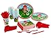 Produktbild Einweg Geschirr Set – Farm Animal 24-set Papier Geschirr – Party Supplies für Kinder Geburtstag und Feier, inkl. Messer, Löffel, Gabeln, Pappteller, Servietten und Tassen, Farm Animal